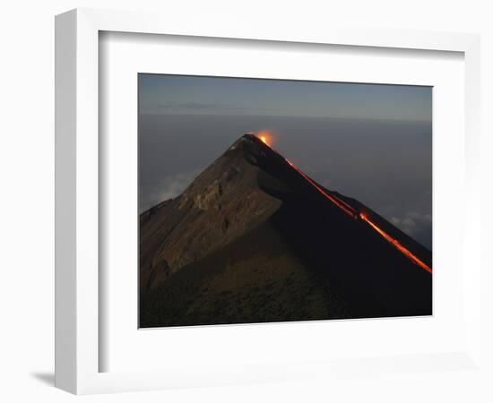 Fuego Lava Flow, Antigua, Guatemala-null-Framed Photographic Print