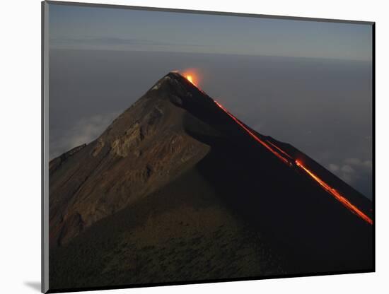 Fuego Lava Flow, Antigua, Guatemala-null-Mounted Photographic Print