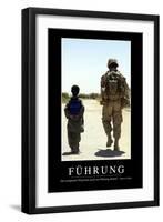 Führung: Motivationsposter Mit Inspirierendem Zitat-null-Framed Premium Photographic Print