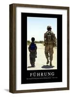 Führung: Motivationsposter Mit Inspirierendem Zitat-null-Framed Photographic Print