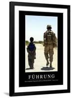 Führung: Motivationsposter Mit Inspirierendem Zitat-null-Framed Photographic Print