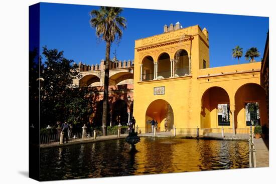 Fuente De Mercurio, Real Alcazar, Seville, Andalucia, Spain-Carlo Morucchio-Stretched Canvas