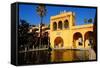 Fuente De Mercurio, Real Alcazar, Seville, Andalucia, Spain-Carlo Morucchio-Framed Stretched Canvas