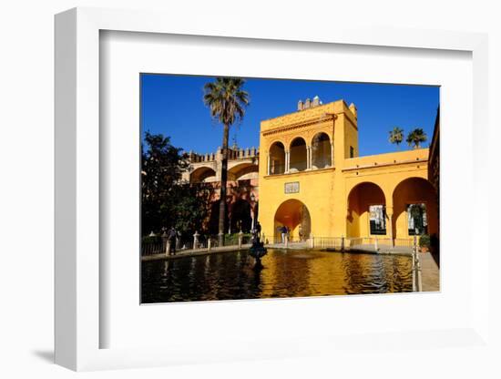 Fuente De Mercurio, Real Alcazar, Seville, Andalucia, Spain-Carlo Morucchio-Framed Photographic Print