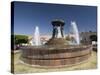 Fuente Las Tarasca, a Famous Fountain, Morelia, Michoacan, Mexico, North America-Richard Maschmeyer-Stretched Canvas
