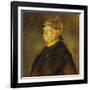 Fuerst Otto Von Bismarck Im Profil Mit Kuerassierhelm, um 1900-Franz Seraph von Lenbach-Framed Giclee Print