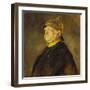 Fuerst Otto Von Bismarck Im Profil Mit Kuerassierhelm, um 1900-Franz Seraph von Lenbach-Framed Giclee Print