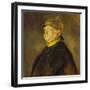 Fuerst Otto Von Bismarck Im Profil Mit Kuerassierhelm, um 1900-Franz Seraph von Lenbach-Framed Giclee Print