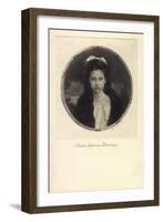 Fürstin Sophie Von Hohenberg, Portrait, Schleife-null-Framed Giclee Print