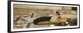 Füttern der Goldfische. 1874-Sir Lawrence Alma-Tadema-Framed Premium Giclee Print