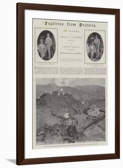 Fugitives from Pretoria-Henry Charles Seppings Wright-Framed Giclee Print