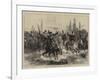 Fugitives from Woerth Riding into Hagenau-Charles Green-Framed Giclee Print