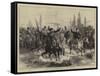 Fugitives from Woerth Riding into Hagenau-Charles Green-Framed Stretched Canvas