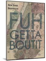 FUHGETTABOUTIT - 1867, New York & Brooklyn Plan, New York, United States Map-null-Mounted Giclee Print