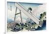 Fuji from a Sawyer's View-Katsushika Hokusai-Framed Art Print