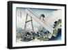 Fuji from a Sawyer's View-Katsushika Hokusai-Framed Art Print