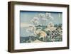 Fuji from Goten-yama, at Shinagawa on the Tôkaidô-Katsushika Hokusai-Framed Art Print