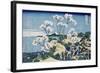 Fuji from Gotenyama at Shinagawa on the Tokaido, from series 'The Thirty-Six Views of Mt. Fuji'-Katsushika Hokusai-Framed Giclee Print