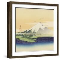 Fuji From the Beach at Mio, 1900-10-Ogata Gekko-Framed Giclee Print