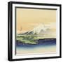 Fuji From the Beach at Mio, 1900-10-Ogata Gekko-Framed Giclee Print