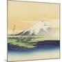 Fuji From the Beach at Mio, 1900-10-Ogata Gekko-Mounted Giclee Print