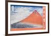 Fuji in Clear Weather-Katsushika Hokusai-Framed Art Print