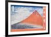 Fuji in Clear Weather-Katsushika Hokusai-Framed Art Print