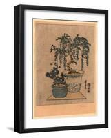 Fuji No Hachiue-Keisai Eisen-Framed Giclee Print