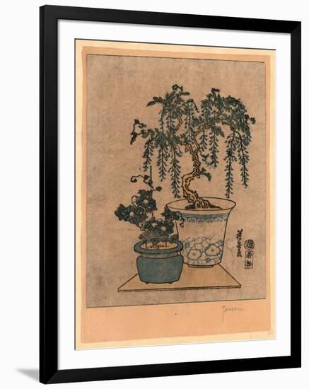 Fuji No Hachiue-Keisai Eisen-Framed Giclee Print