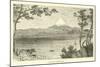 Fuji-San Mountain-null-Mounted Giclee Print