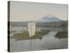 Fuji-Yama from near Numadzu, C.1890 (Albumen Silver Prints with Applied Colour)-Kusakabe Kimbei-Stretched Canvas