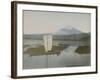 Fuji-Yama from near Numadzu, C.1890 (Albumen Silver Prints with Applied Colour)-Kusakabe Kimbei-Framed Giclee Print