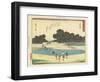 Fujieda, 1837-1844-Utagawa Hiroshige-Framed Giclee Print