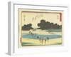 Fujieda, 1837-1844-Utagawa Hiroshige-Framed Giclee Print