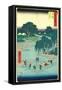 Fujieda-Utagawa Hiroshige-Framed Stretched Canvas