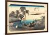 Fujikawa-Utagawa Hiroshige-Framed Giclee Print