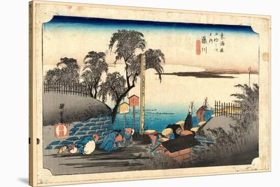 Fujikawa-Utagawa Hiroshige-Stretched Canvas