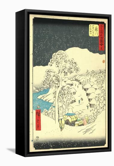 Fujikawa-Utagawa Hiroshige-Framed Stretched Canvas