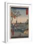 Fujimi Teahouse at Zoshigaya-Ando Hiroshige-Framed Giclee Print