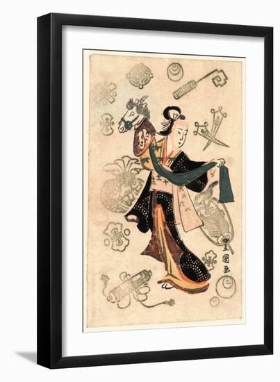 Fujimusume No Harukoma-Utagawa Toyokuni-Framed Giclee Print