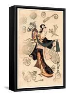 Fujimusume No Harukoma-Utagawa Toyokuni-Framed Stretched Canvas