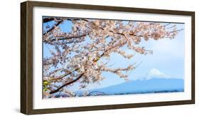 Fujisan View from Kawaguchiko Lake, Japan-Bogomyako-Framed Photographic Print