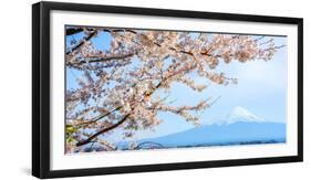 Fujisan View from Kawaguchiko Lake, Japan-Bogomyako-Framed Photographic Print