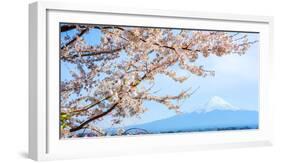 Fujisan View from Kawaguchiko Lake, Japan-Bogomyako-Framed Photographic Print