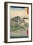 Fujisawa From the Series 53 Stations of the Tokaido, 1855-Ando or Utagawa Hiroshige-Framed Giclee Print