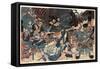 Fujiwara No Hidesato No Mukade Taiji-Kubo Shunman-Framed Stretched Canvas