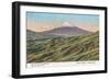 Fujiyama from Jikkoku Pass-null-Framed Art Print