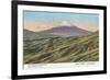 Fujiyama from Jikkoku Pass-null-Framed Art Print