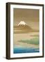 Fujiyama in the Mist-null-Framed Art Print