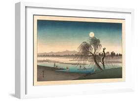 Fukeiga-Utagawa Hiroshige-Framed Giclee Print